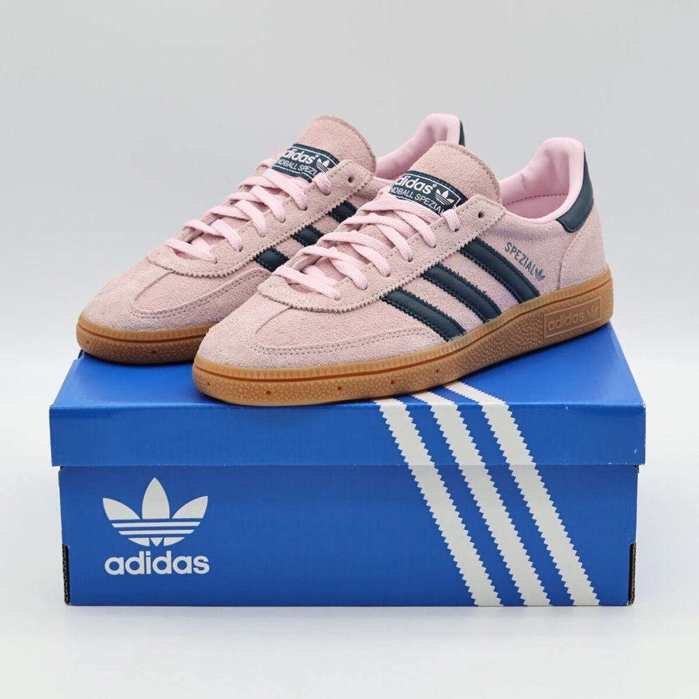 adidas Handball Spezial W Clear Pink / Arctic Night / Gum - Picture 9 of 12